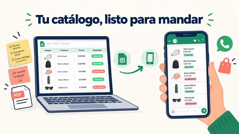 Cómo hacer un catálogo de productos en Excel para mandar por WhatsApp o Instagram